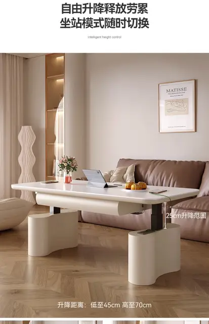 Multifunktion aler Hebe-Couch tisch aus Massivholz, Esstisch für zwei  Zwecke, Wohnzimmer, kleines Haus, Heizung im Holzstil - AliExpress