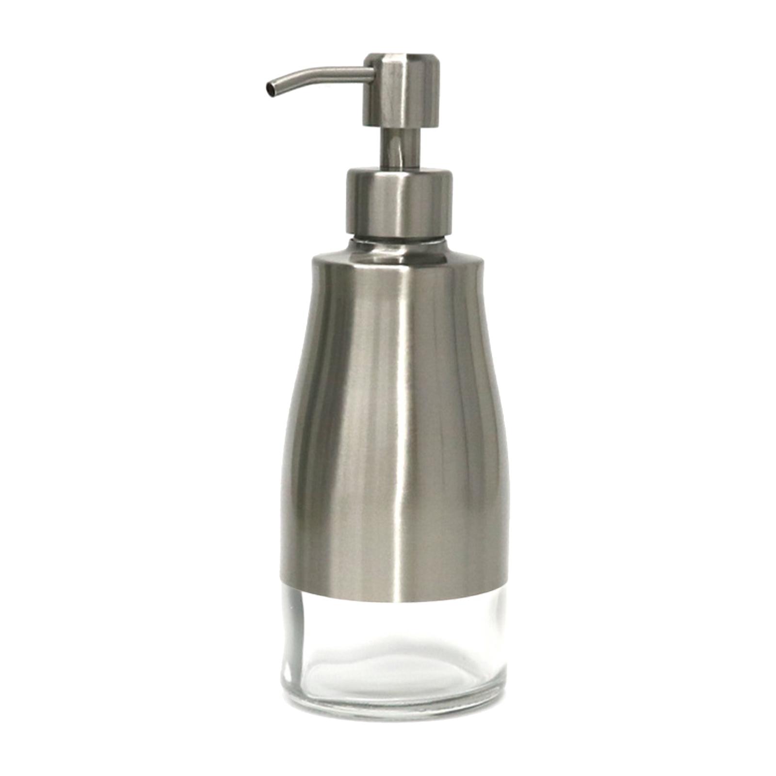 Hand Liquid Pump Bottle 300ml Bathroom Refillable Rustproof Soap Dispenser for Body Wash Hand Soap Liquid Soap Lotion Dish Soap