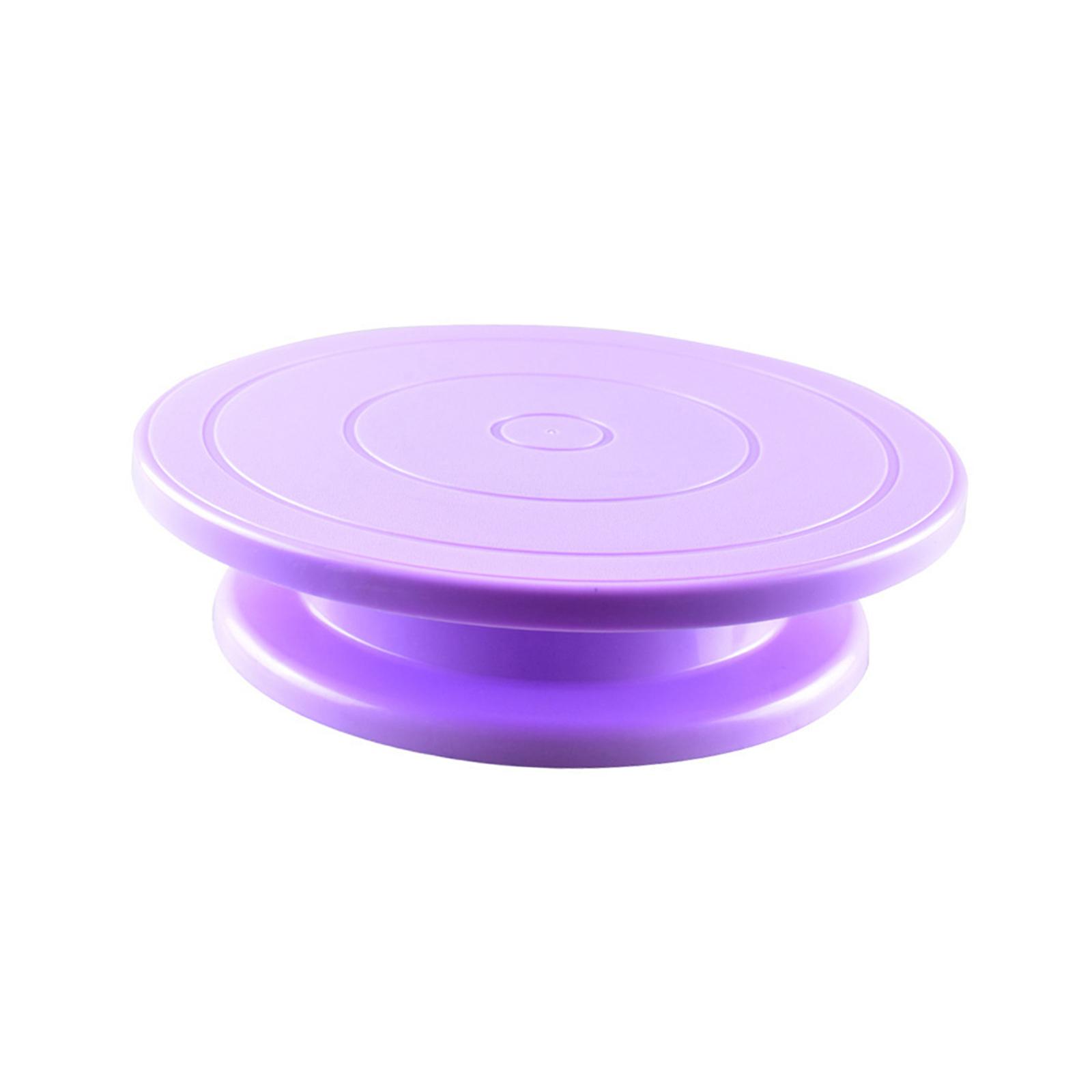 Rotating Cake Stand Easily to Clean Lightweight Round Rotating Cake Turntable