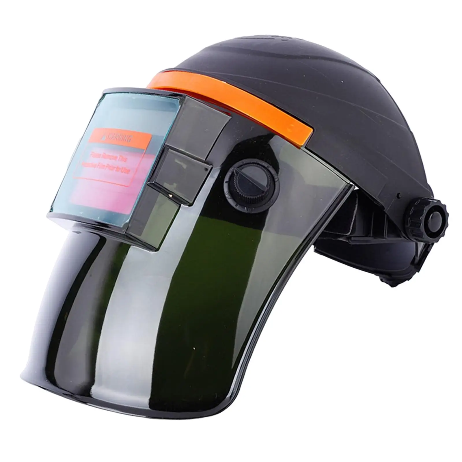 Large Viewing Screen Welding Helmet,Safety  Shields,Adjustable Plastic Welder Glasses Helmet  Mig  Grinding Sandblasting