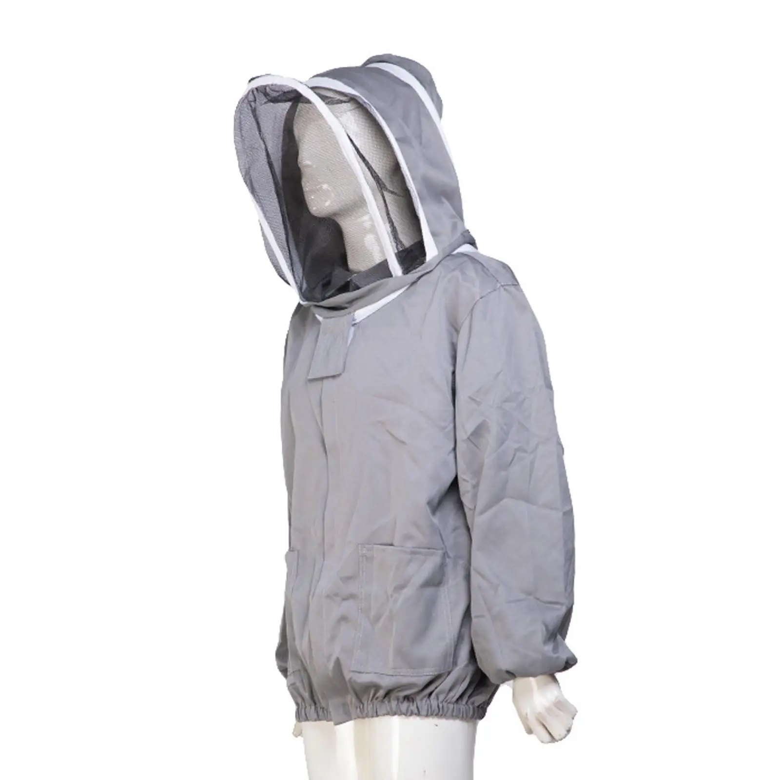 Beekeeper Field Work Jackets with Hat Equip suit with Fencing Veil Hood Farm Keeping Smock Suit for Beginners Beekeepers