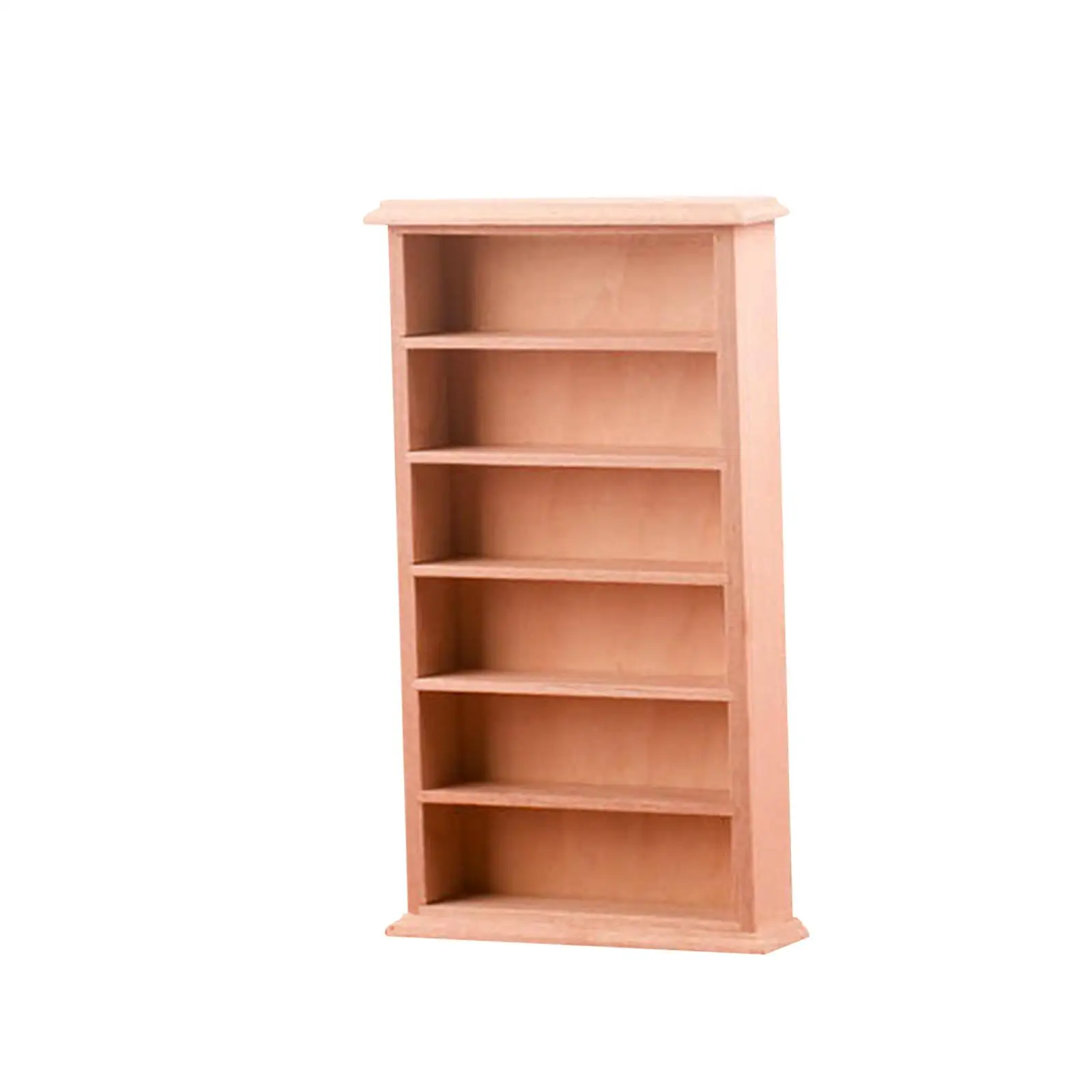 1:12 Wooden Display Shelf Life Scene Accessories Toys,Kitchen Bedroom Home Furniture,Simulation Dollhouse Bookcase Decoration