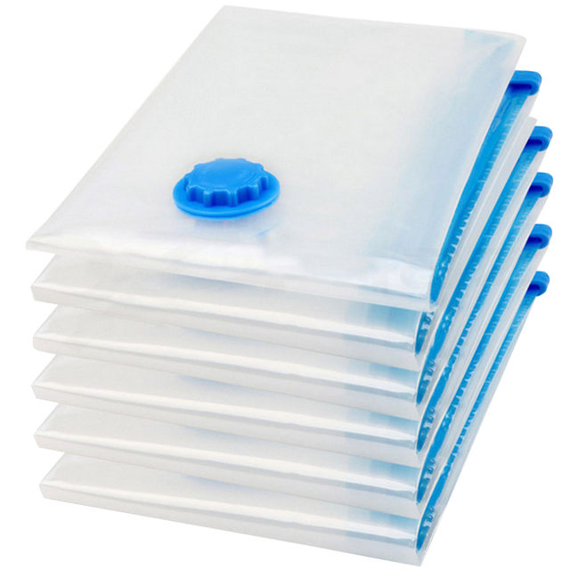 Reusable Vacuum Storage Bags (Large, 5 Pack) 