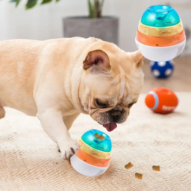 Dog Treat Tower Detachable Relieve Boredom Dog Puppy Leaky Food Ball Abs