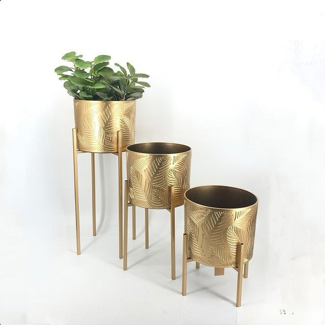 Golden Style hot Flower Pot