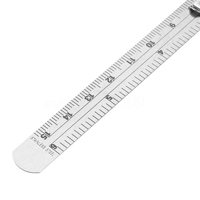 Special Small Ruler Up To Six Inches. Sliding Clip. Depth Guage