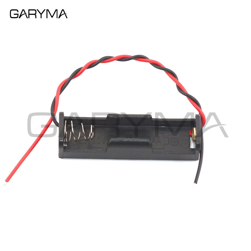 1,5 V ~ 15V Schwarz Kunststoff Lagerung Box AA Batterie Halter Batterie Clip Fall mit DIY Draht Führt 1x 2x 3x 4x 5x 6x 8x 10x Slot – Detail 2