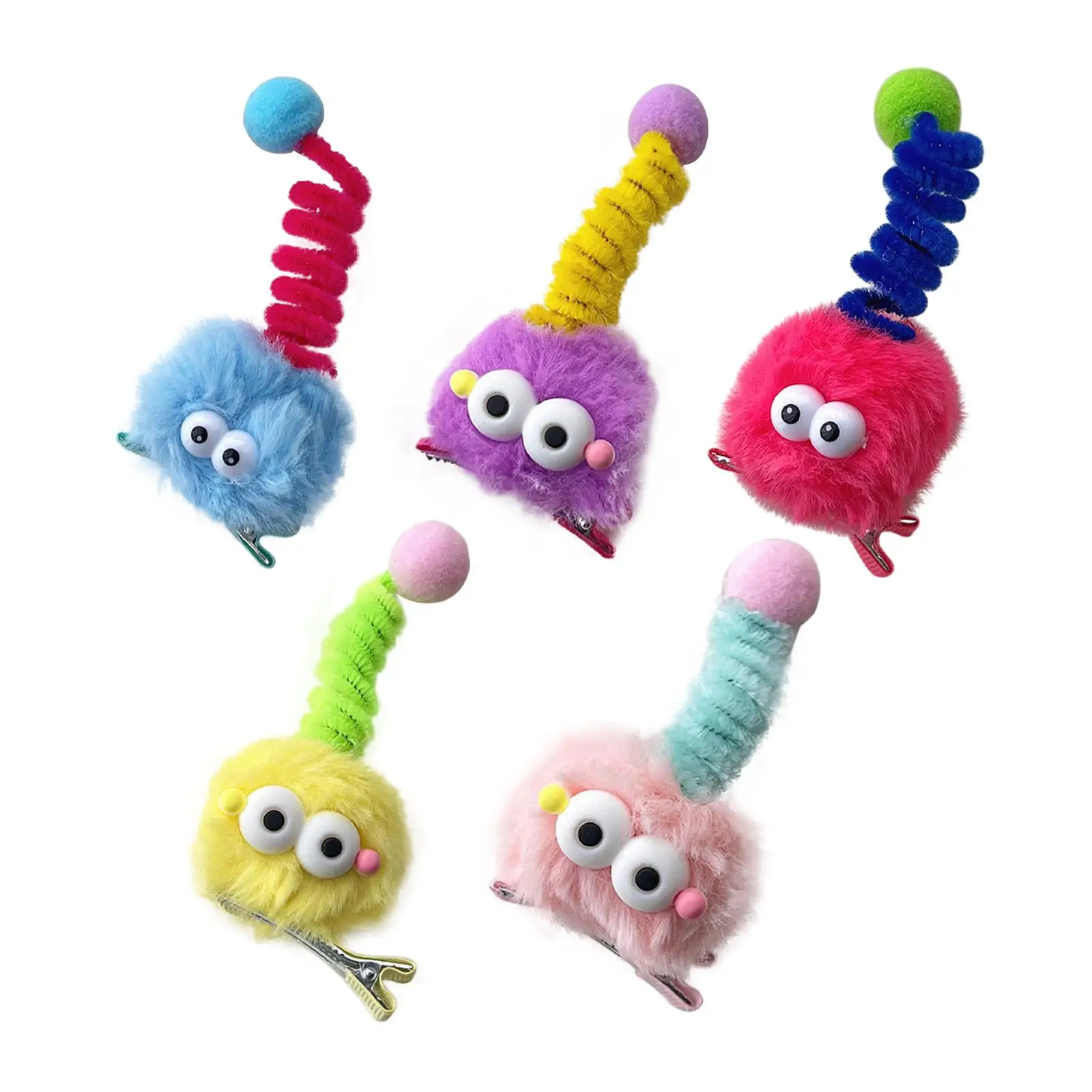 Hair Clips Decoration Cute Novelty Hair Accessories Plush Monster Birthday Gifts Bangs Clip for Kids Girls Children Adults Women