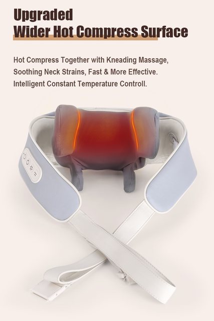 2023 Hot Sale Massage Equipment with 5D Kneading Rotation Massage Pillow Hands  Free Neck and Shoulder Massager - AliExpress