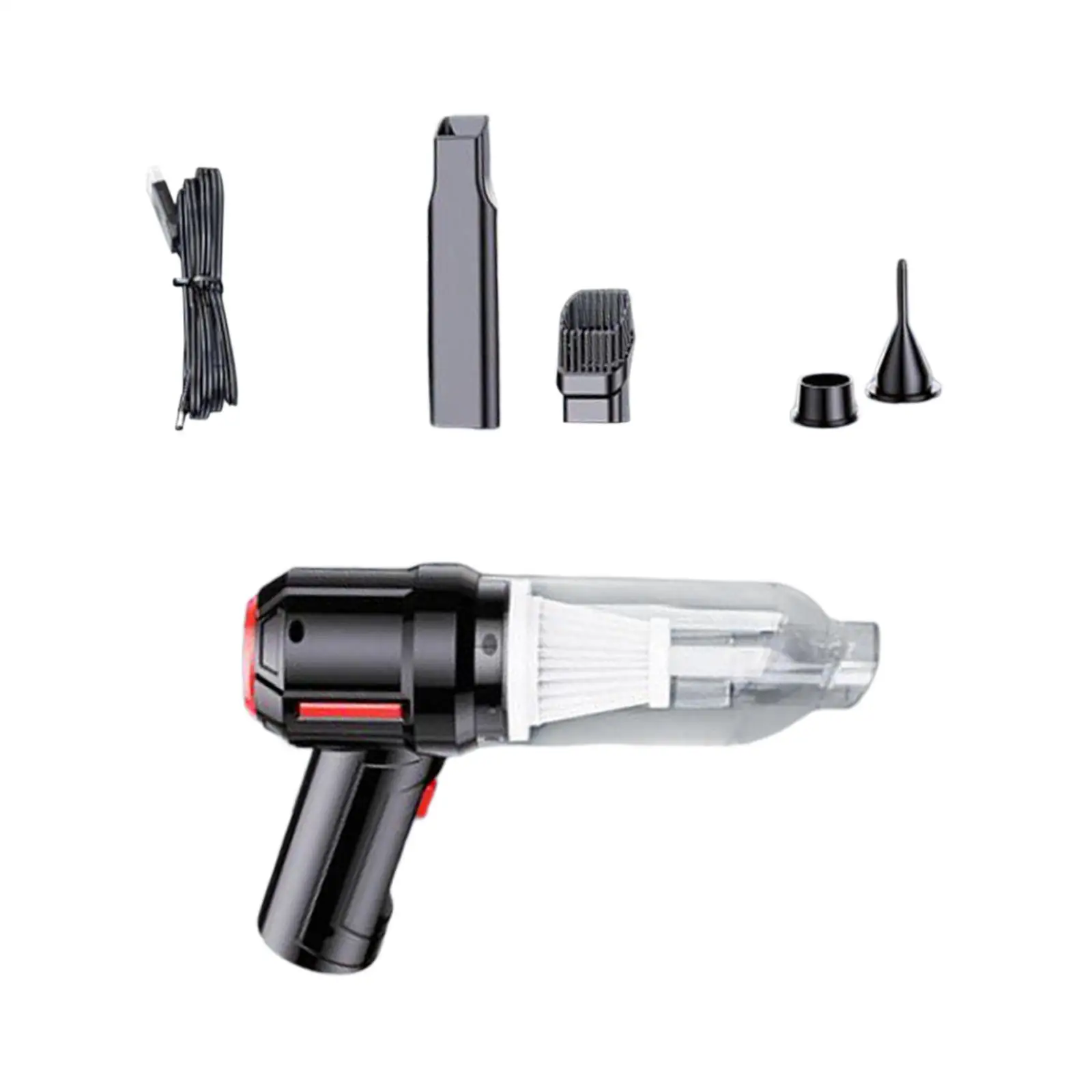 Mini Cordless Handheld Vacuum Cleaner Rechargeable Washable Filtration for