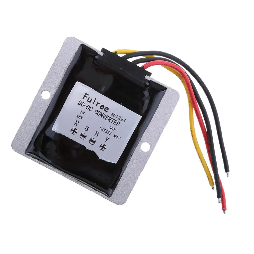 Waterproof DC/DC Converte 48V (20-60V)  to 12V/25A Buck Converter