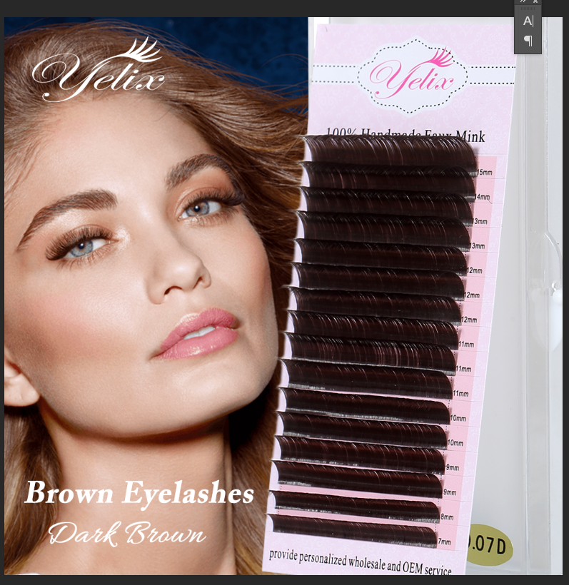 Best of Yelix 16rows Brown False Eyelashes Extension Individual Lashes Natural Eyelash Extensions Eyelashes For Building Makeup Tools Reviews & Tips