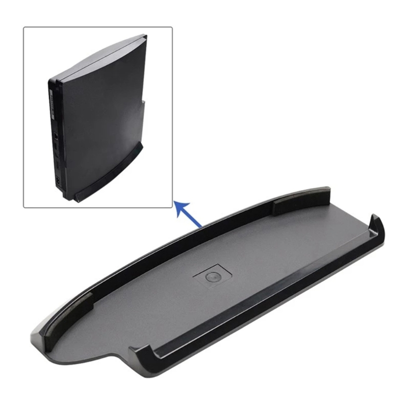 Rutschfester vertikaler Ständerhalter, Basis-Dock-Halterung, einfache Installation, verwendet für PS3 Super Slim 4000-Spielekonsole – Detail 5