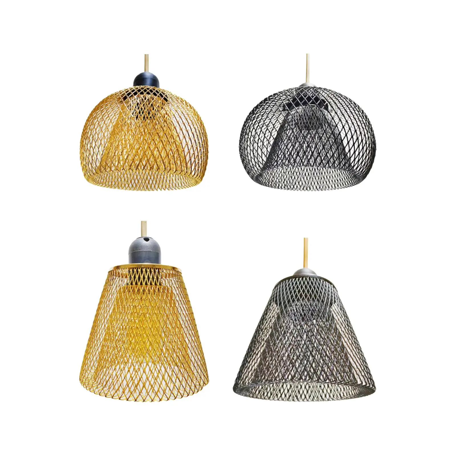 Metal Pendant Lamp Shade Retro Pendant Light Cover for Hotel Bedroom Dining
