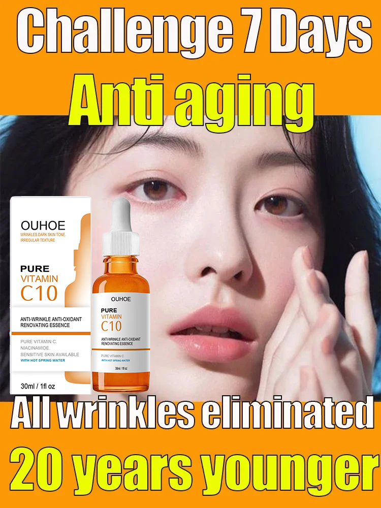 Best of Vitamin C Wrinkle Remover Face Serum Lifting Firming Fade Fine Lines Anti-aging Essence Whitening Brighten Nourish Skin Care Reviews & Tips