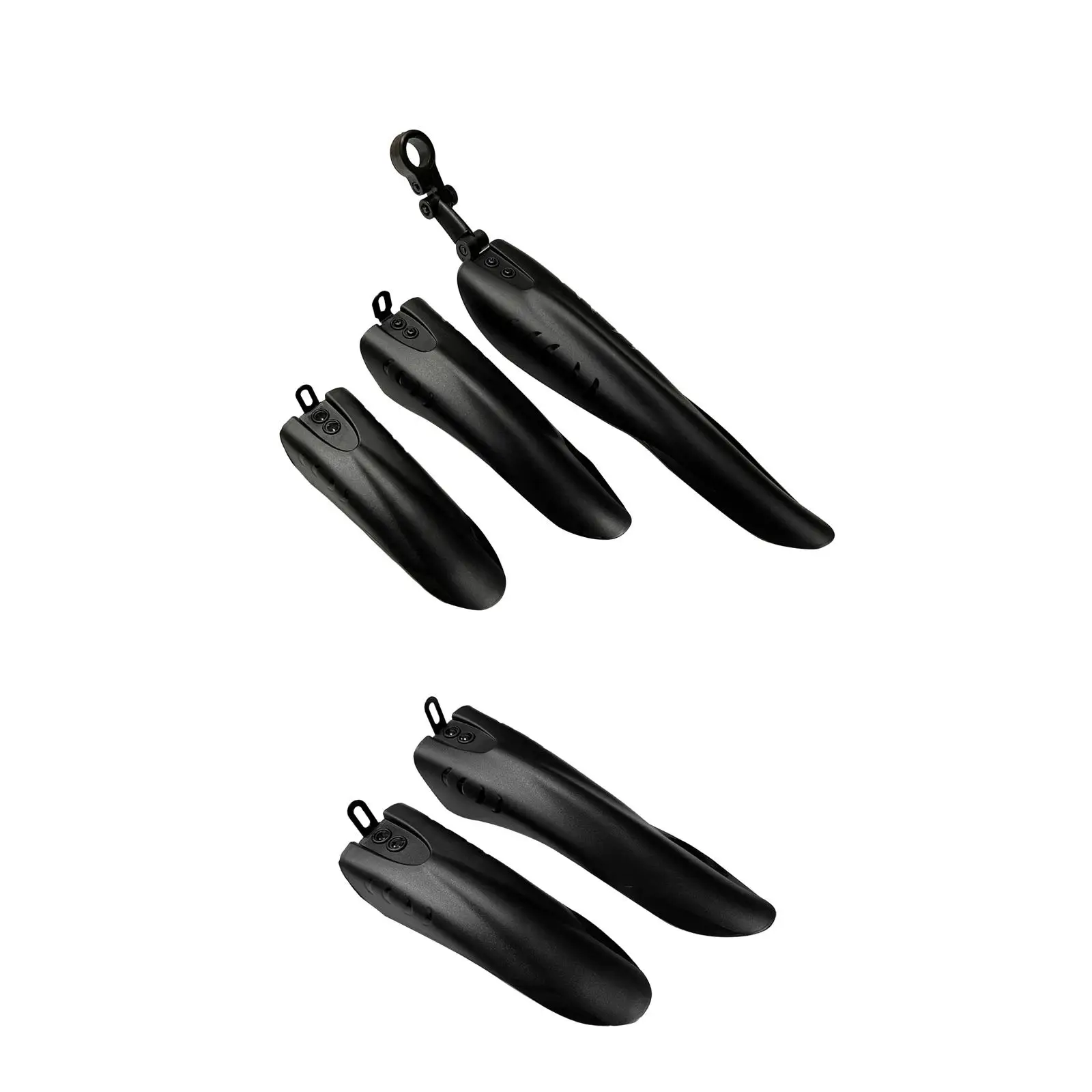 Bike Mudguard Front Rear Set Easy to Install Repair Parts Accs Replaces Mudflap for Mountain Bike Riding Outdoor Sports