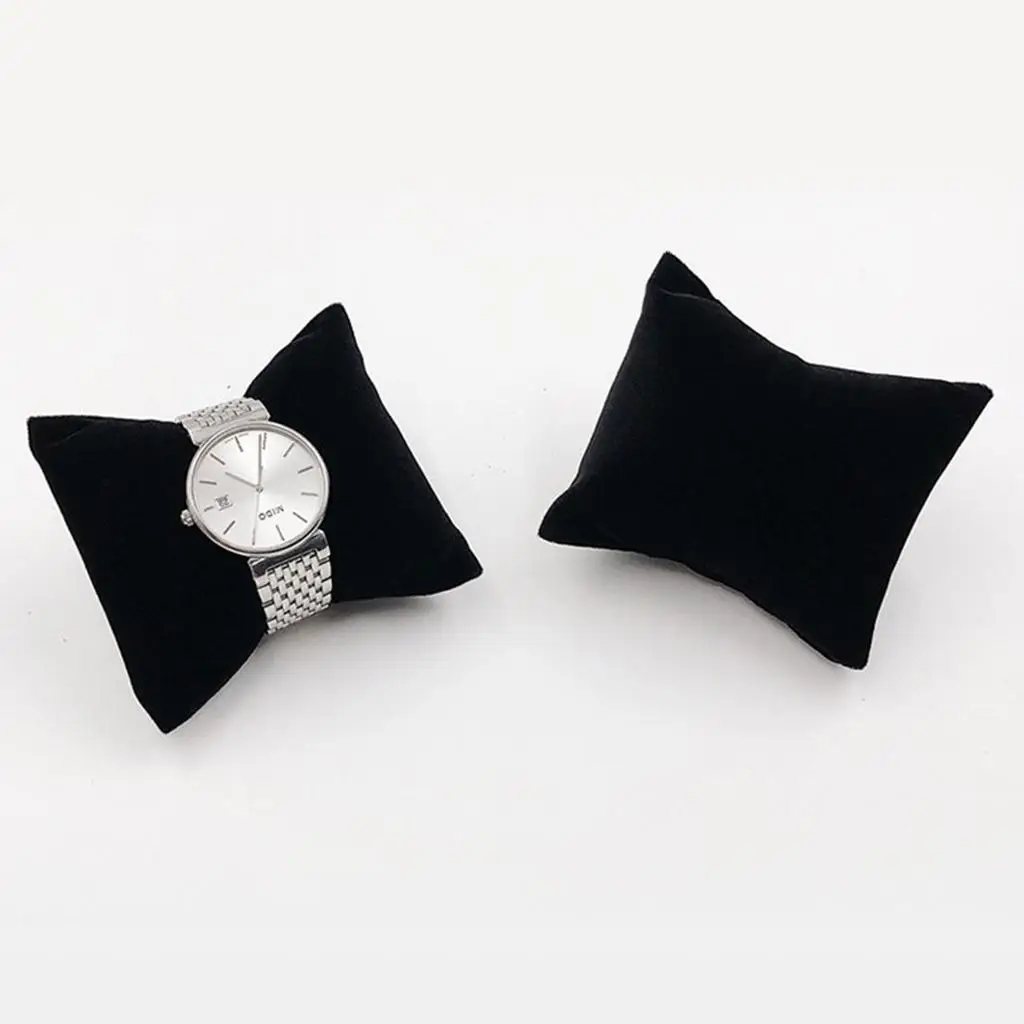 Jewelry Display Pillow Velvet Bracelets Bangles Watch  Cushion 8x7cm 
