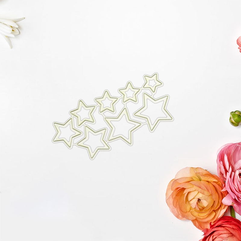 Description Picture 5 of itemStars Metal Cutting Dies Stencil Scrapbooking DIY Album Stamp Paper Card