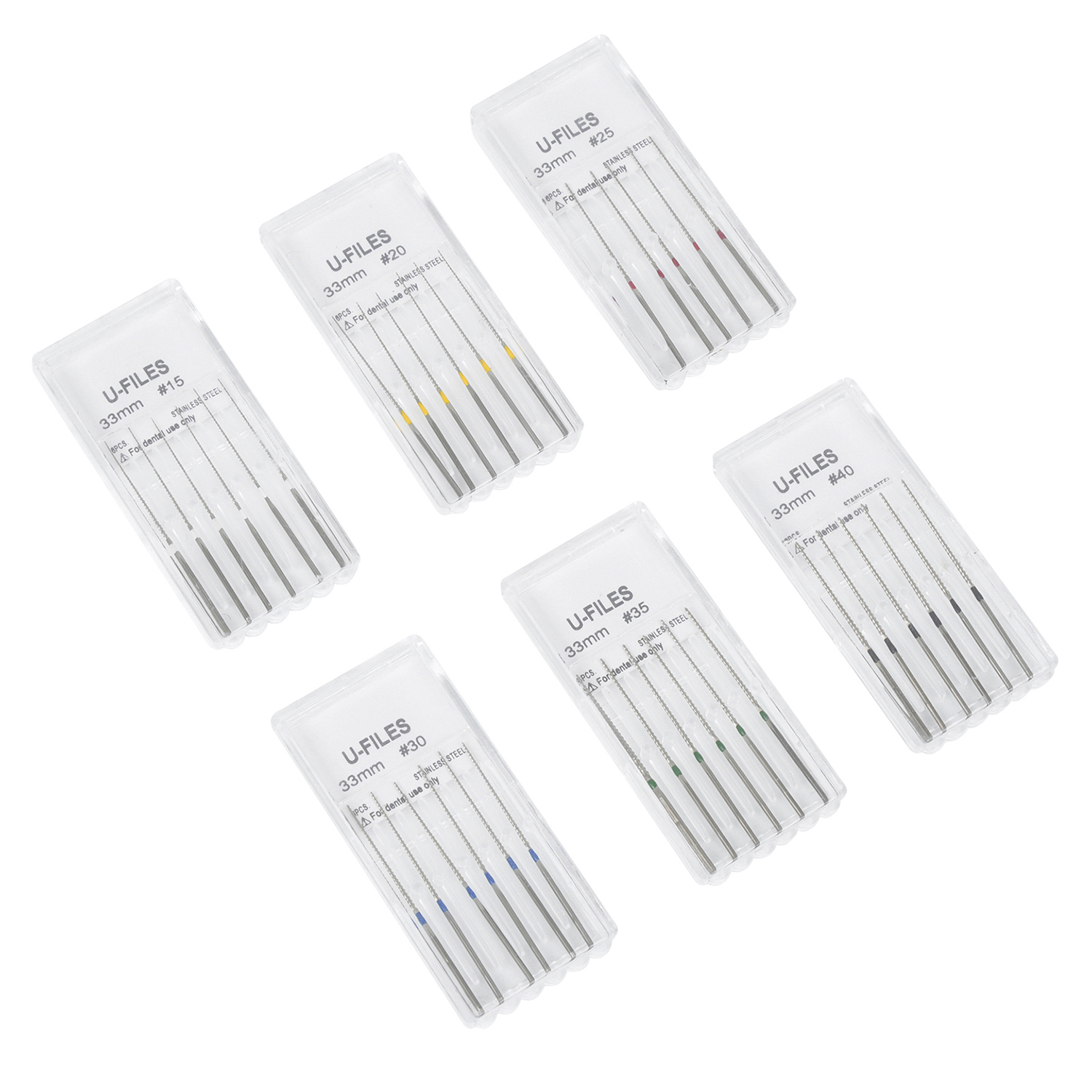 Best of 6pcs / Box Dental U Files Root Canal Endodontic Files Stainless Steel With Scaler Tips E1 E2 For EMS Woodpecker Ultrasonic Scalers Reviews & Tips - Image 3