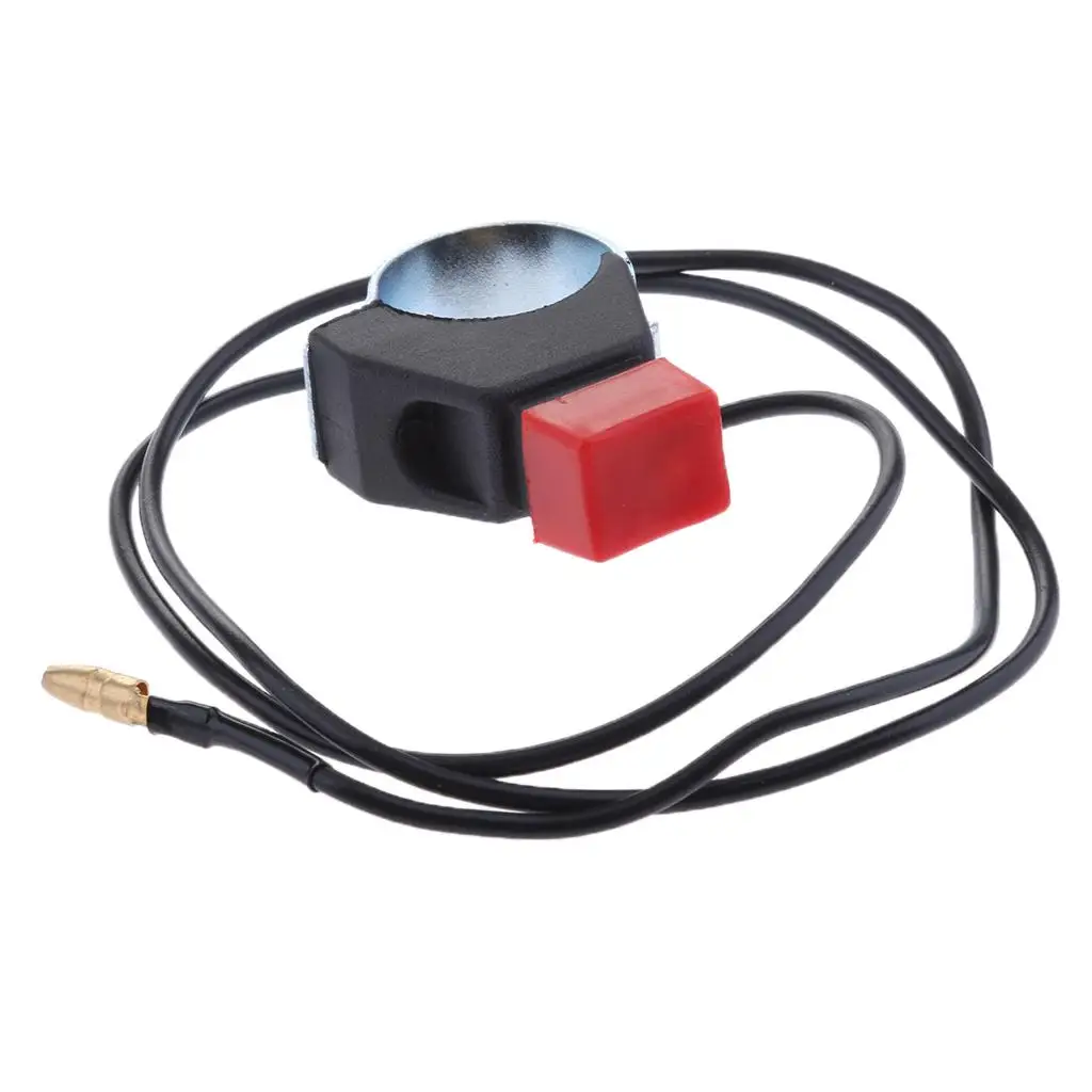 Red Button Universal Motorcycle 7/8