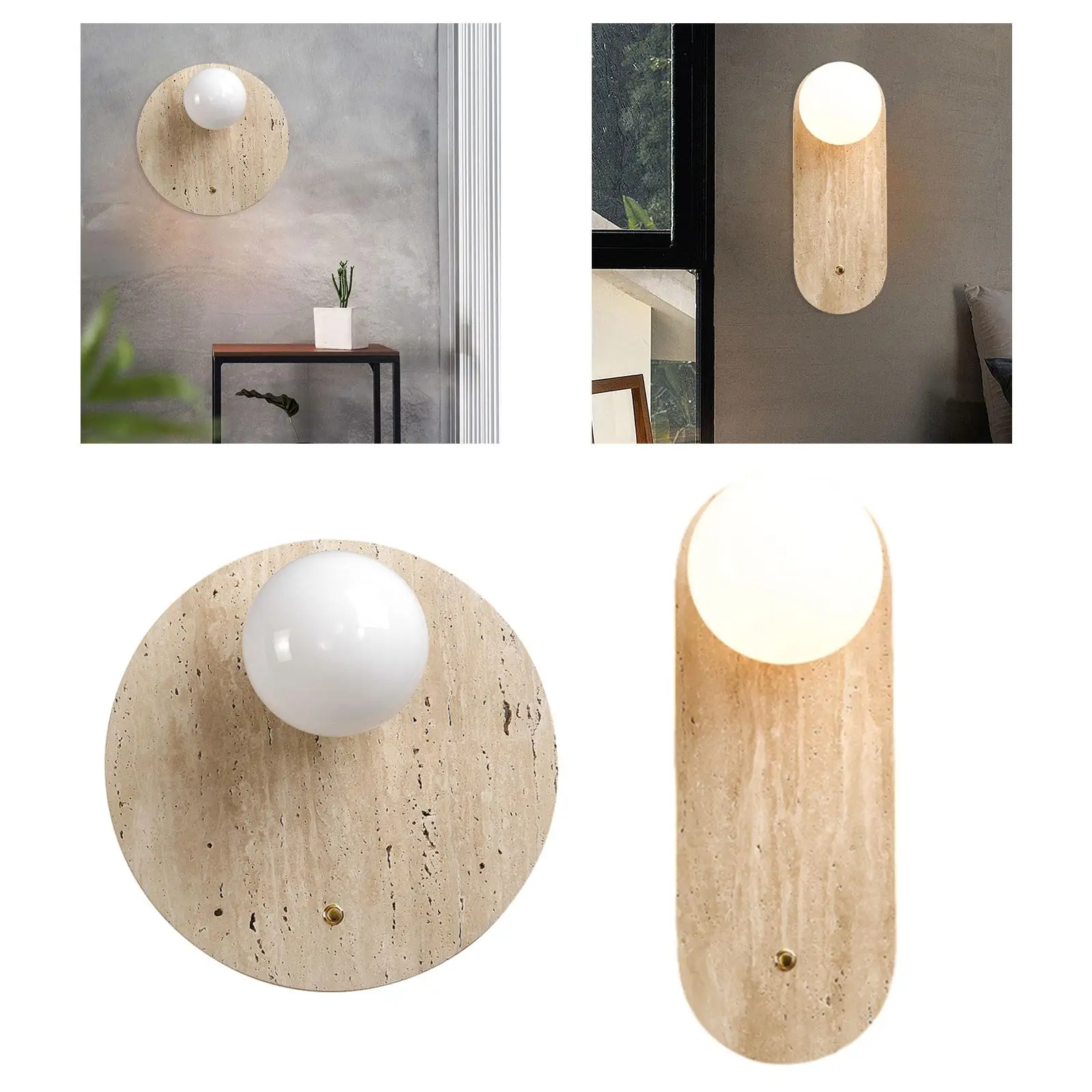 Japanese Bulb Not Included Wall Mounted Lamp for Hallway Indoor Office