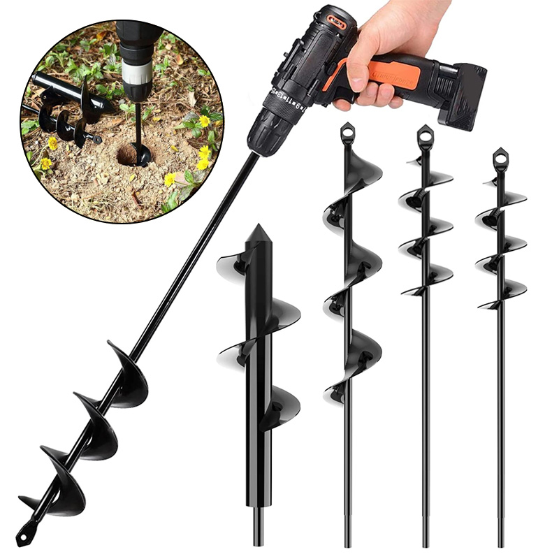 Jarda Jardinagem Ferramenta, Planting Hole Digger, 9 Tamanhos