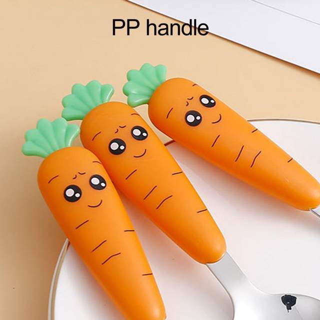 8Pcs Paper Plates Carrot Shape Cartoon Disposable Vegetable