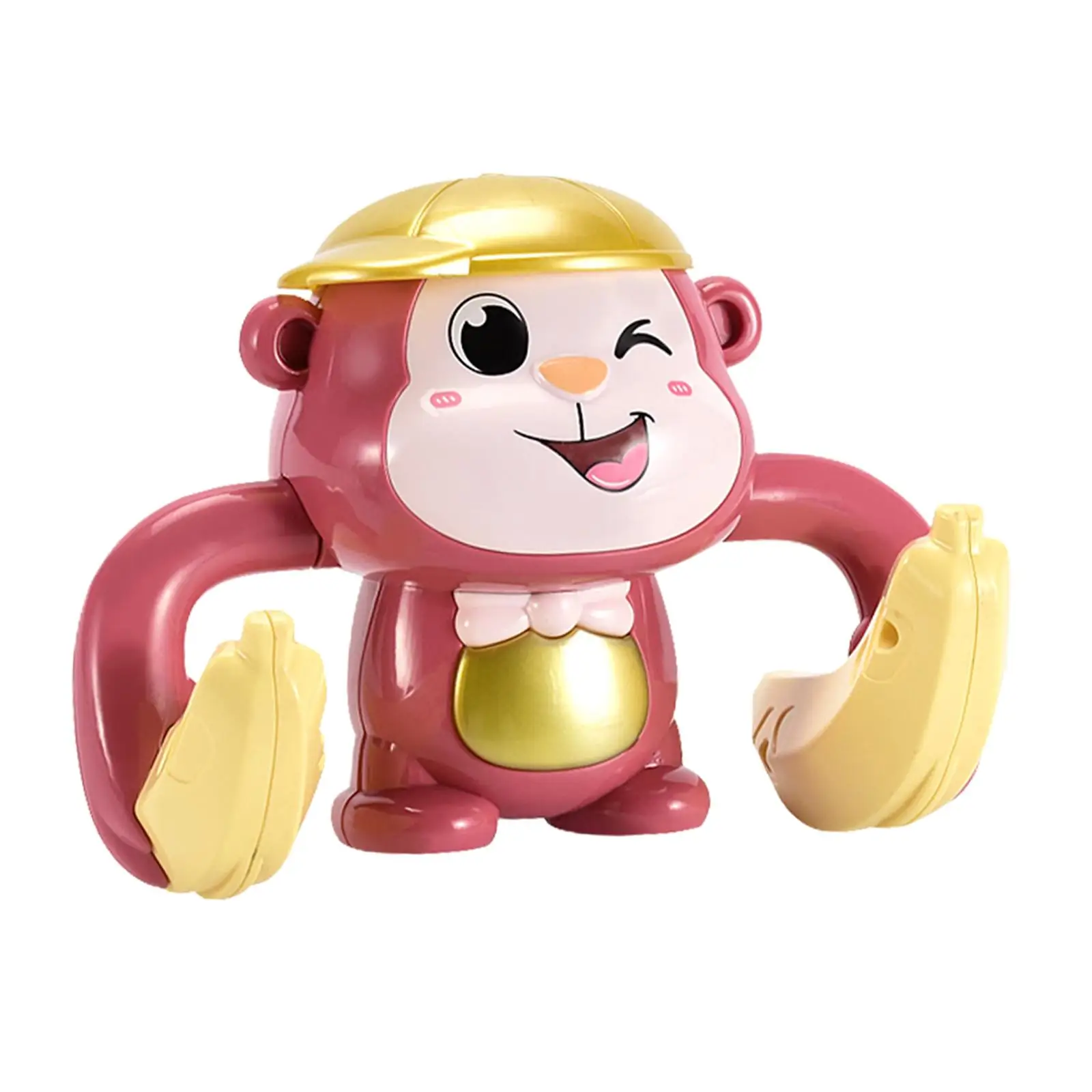 Electric Tumbling Rolling Baby Toy Educational Toys Lovely Musical Light Infant Toys Roll Monkey Baby Toy for Boy Party Favor