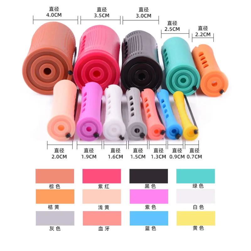 Description Picture 3 of itemPerm Rods and 10 Pieces Hair Rollers with Hair Cold Wave Rods Hair Curler for Women Long Short Hair