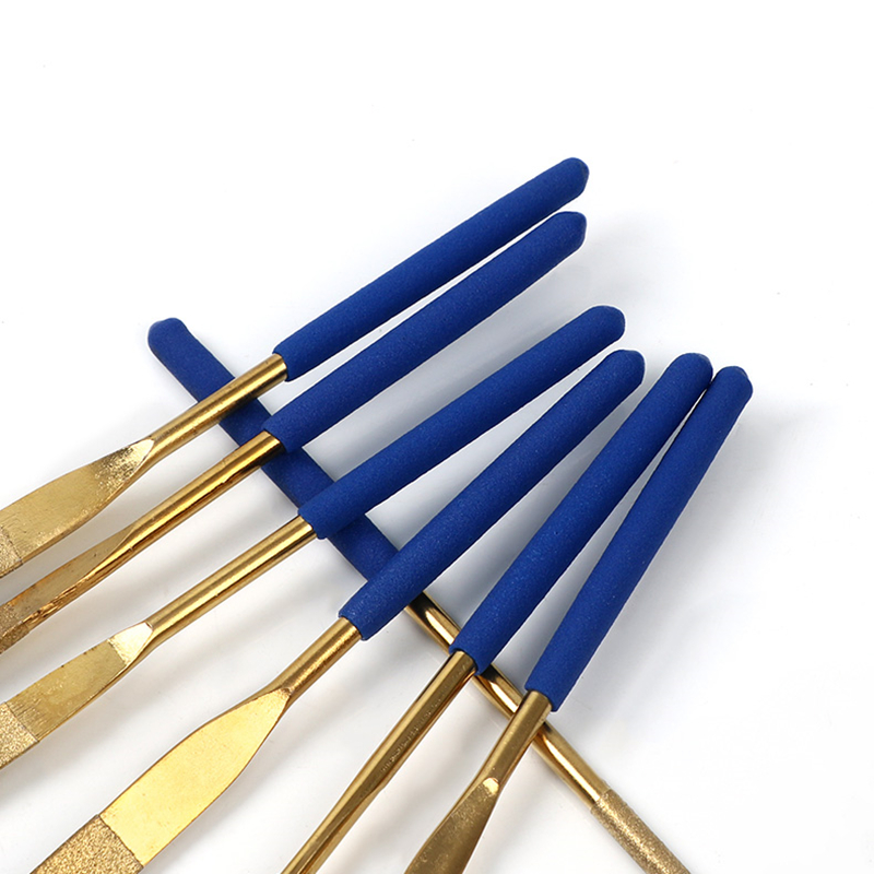 Description Picture 6 of itemDiamond Files Set M3x140 M4x160 M5x180 Soft Rubber Handles Plating Needle File Sets For Metal Glass Ceramics Wood Carving Craft
