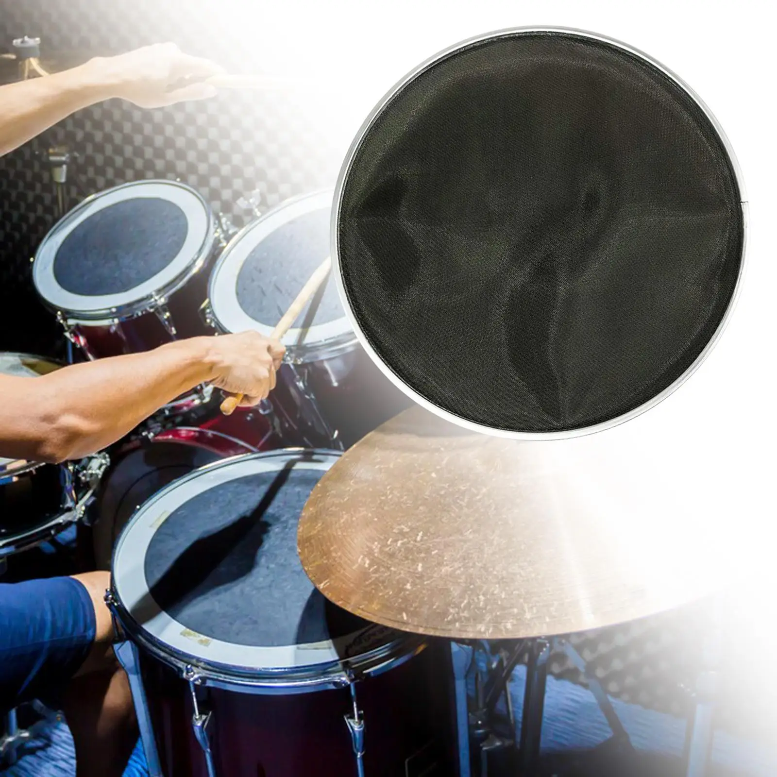 Bass Drum Head Professional Percussion Accessories Quiet Practice for Bass Drum