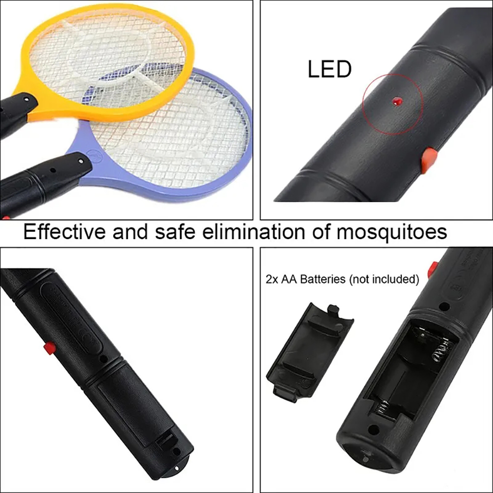 Title 5, Electric Fly Insect Bug Zapper Bat Handheld Ins...