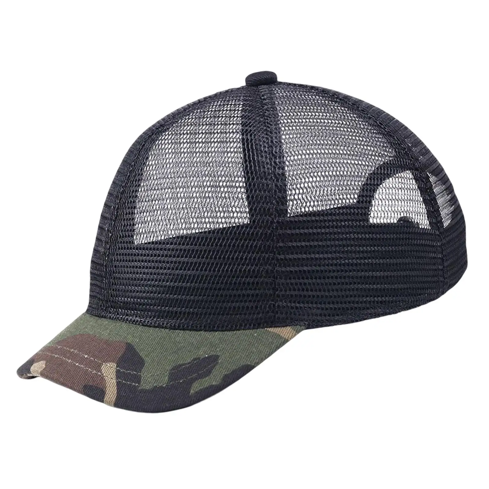 Trucker Hat Snapback Hip Hop Sun Protection Cooling Adjustable Unisex Hats Cotton Mesh Baseball Hat for Jogging Walking Beach