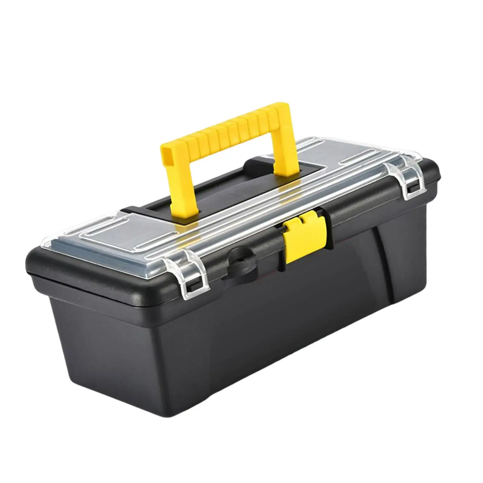 Multifunction Toolbox Easy to Carry Large Space with Handle Organizer Durable Storage Case for Electrician Plumber Home Garage