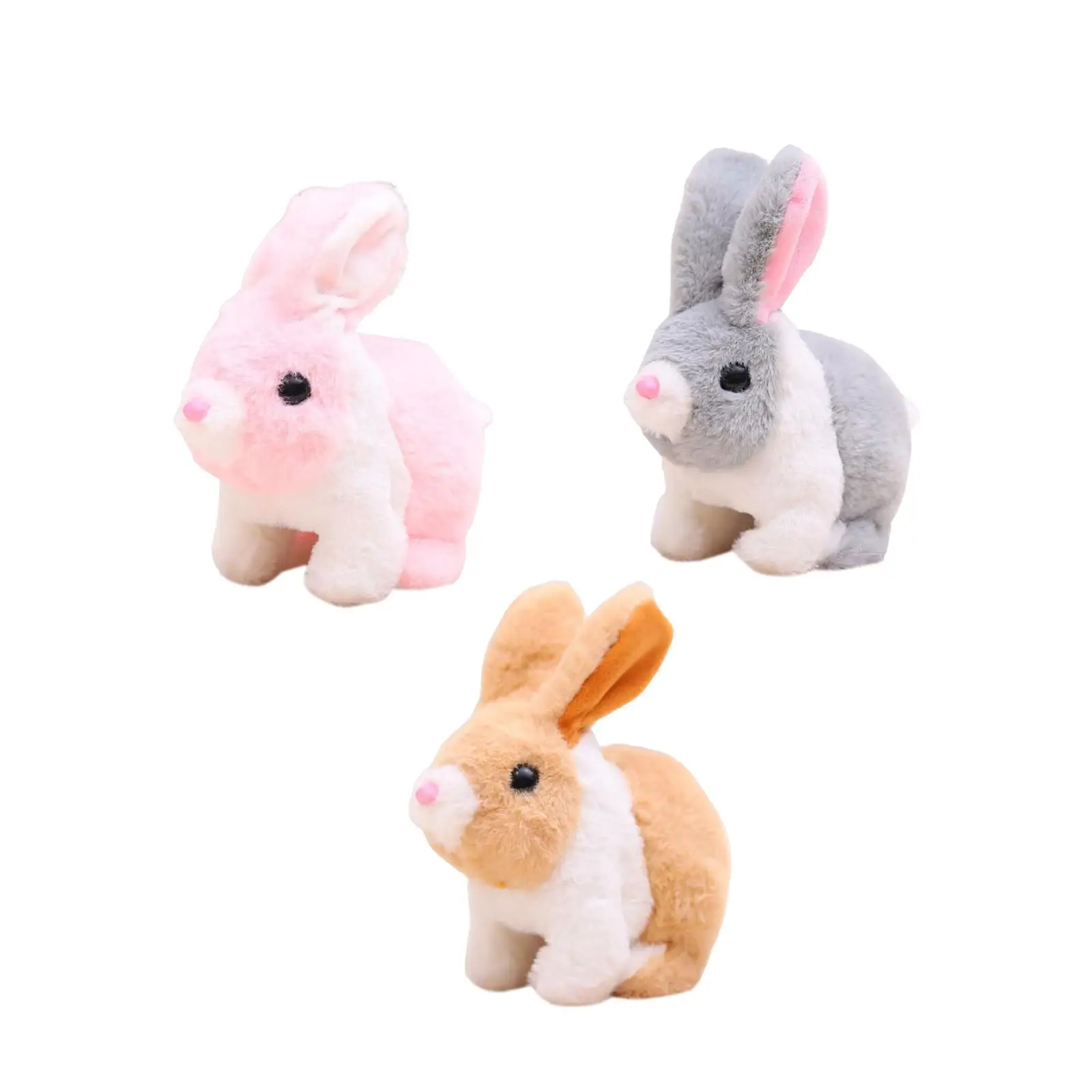 Electric Bunny Toys Bunny Doll Hopping Jumping Walking for Bedtime Friend