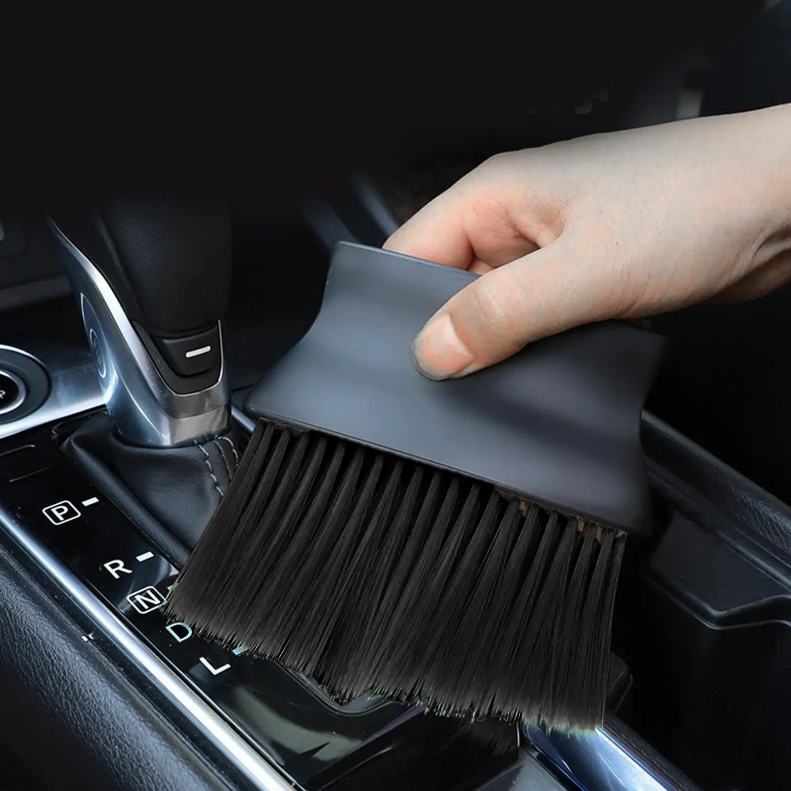 Compact Car Detailing Brush Dashboard Soft Bristles   Removal