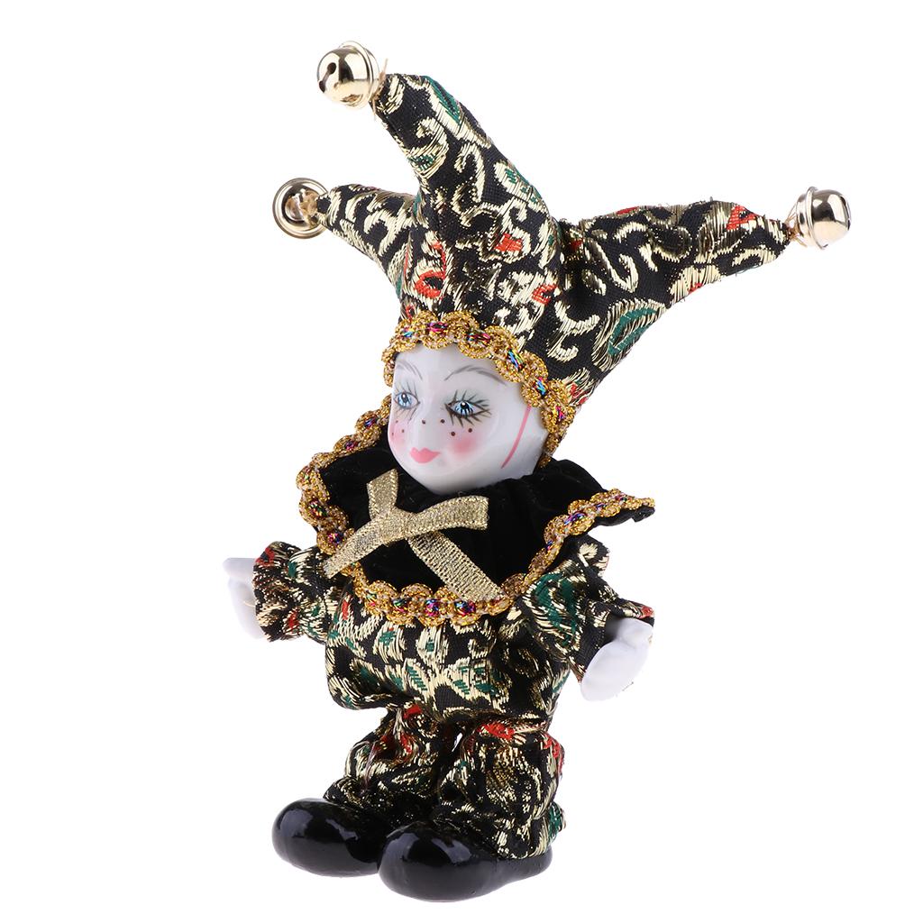5inch 16cm Lovely Triangel Doll Italian Eros Love Tokens Dolls For Valentine Birthday Gifts Home Decoration (Black)