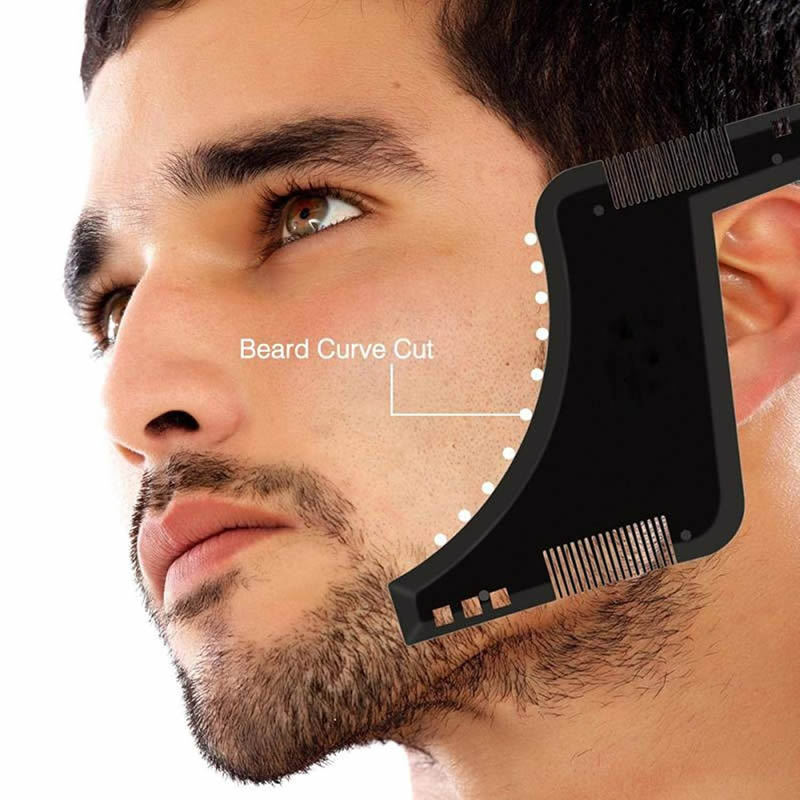 Best of 2023 Men Beard Template StylingTool Double Sided Beard Shaping Comb Beauty Tool Shaving Hair Removal Razor Tool For Men Reviews & Tips