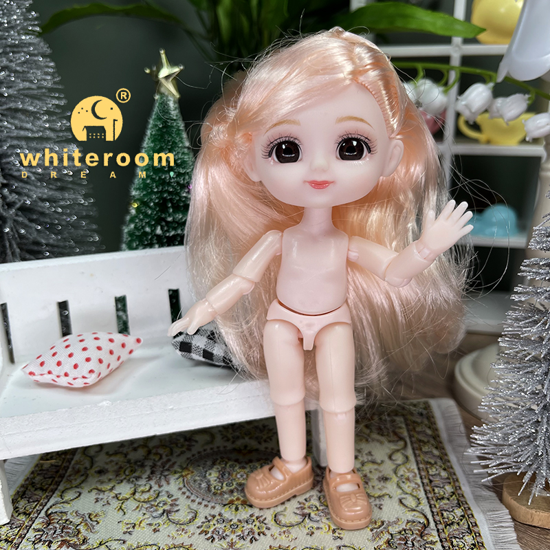 Neue Kawaii 1/12 Baby Tasche Puppe 10cm Ob11 Puppen Mit Kleidung Outfit Kleid Überraschung Bjd Puppen Figur Aktion Spielzeug für Mädchen Geschenke – Detail 21