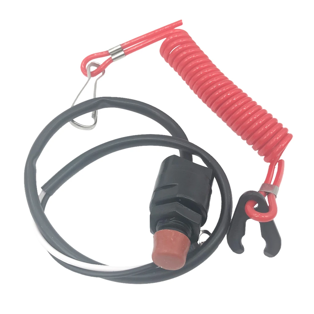 Marine Motor Kill Stop Switch & Safety Tether Lanyard for / / 