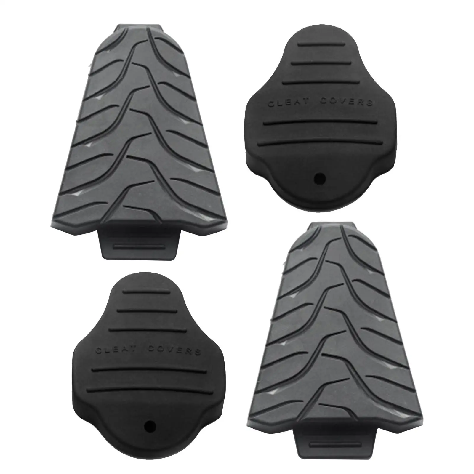 2 Pieces Bike Pedal Cleat Covers Platform Pedal Converter Universal Quick Release Riding Shoes Part Bike Cleat Cover