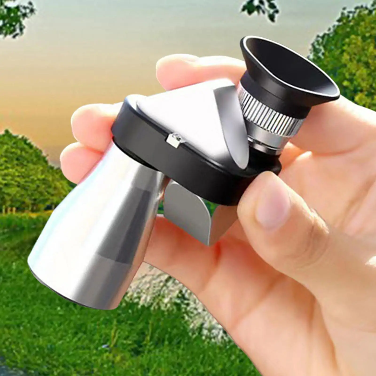 Portable Telescope High Definition Compact Monocular Telescope Pocket Monocular for Scenery Birdwatching Camping Travel Fishing