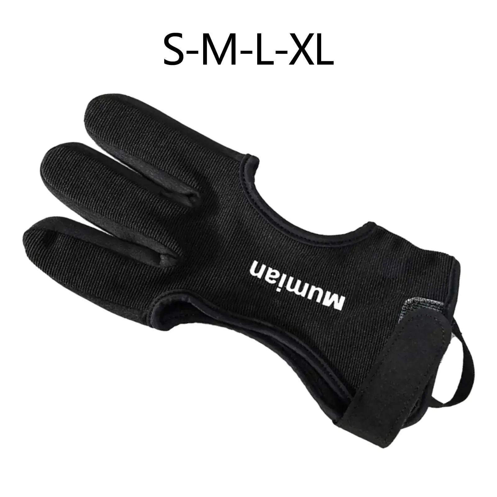 Archery Glove Breathable for Left and Right Hand Nonslip Padded Tips Archery Finger Guard for Men Women Adult Archery Practice