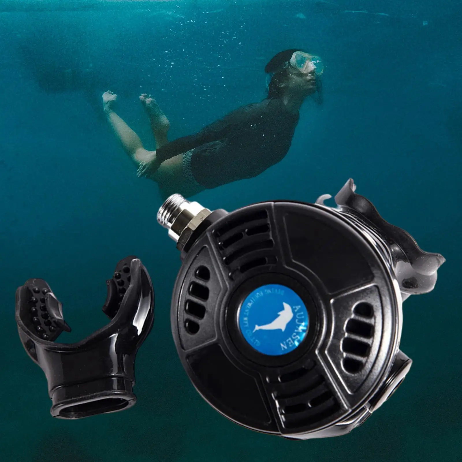 Durable Scuba Diving Second Stage Regulator Brass Connector Water Sports Underwater Breath Adjuster Dive Accessories Equipment