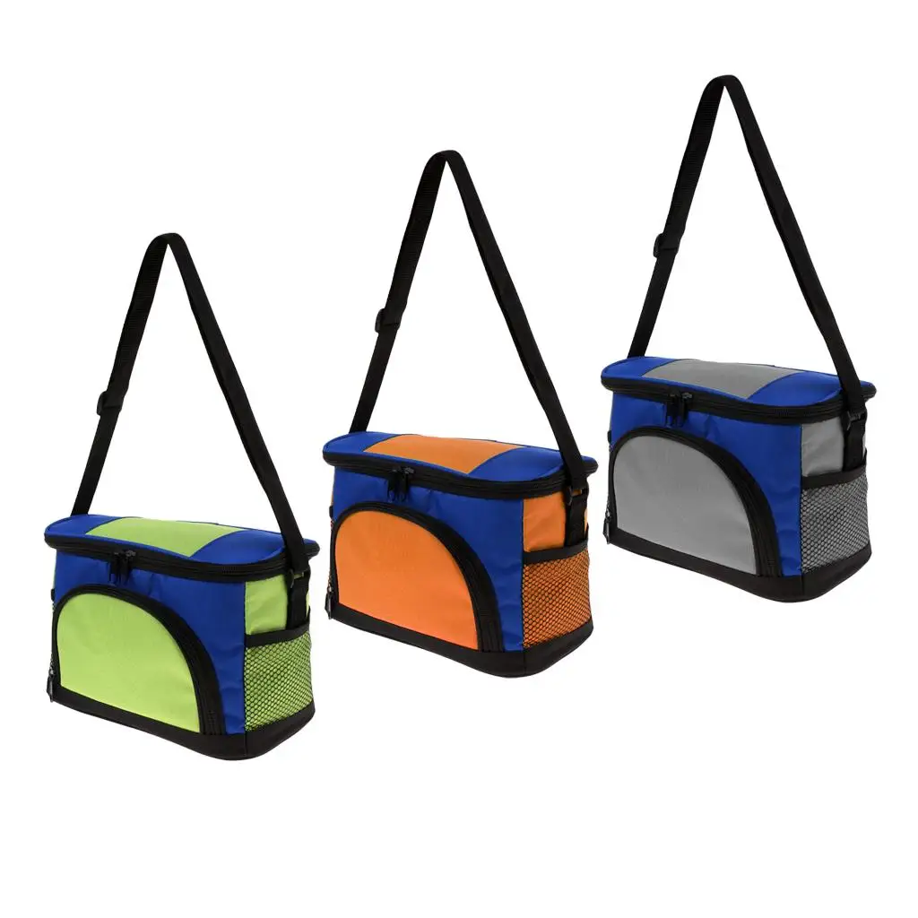 Insulated  Cooler Tote  with Shoulder Strap for Travel Picnic  School