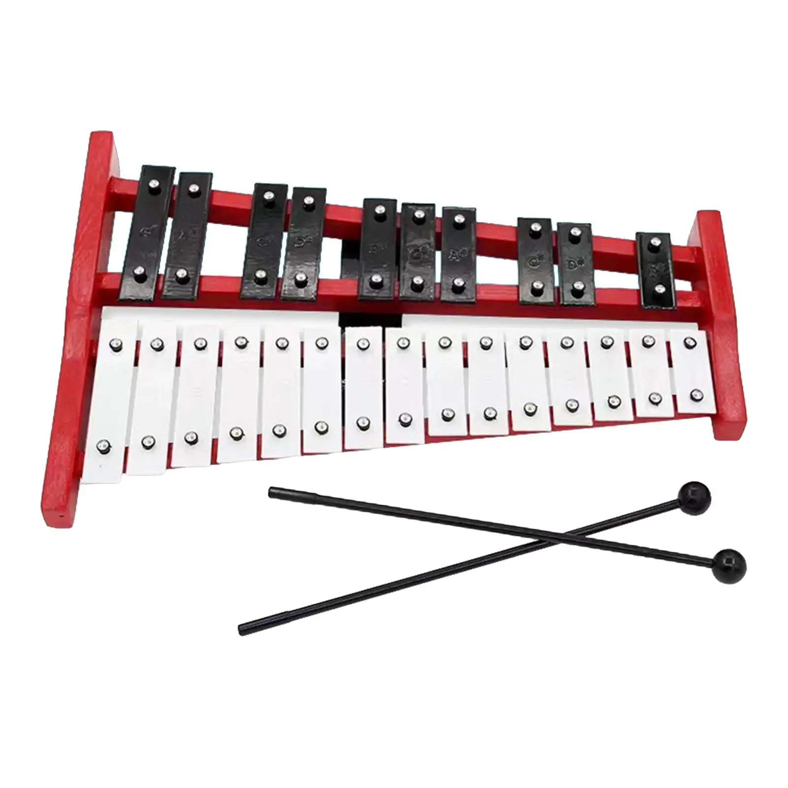 Xylophone Musical Toy Fine Motor Skill Portable Hand Knock Piano Toy for Music Lessons School Orchestras Outside Event Concert