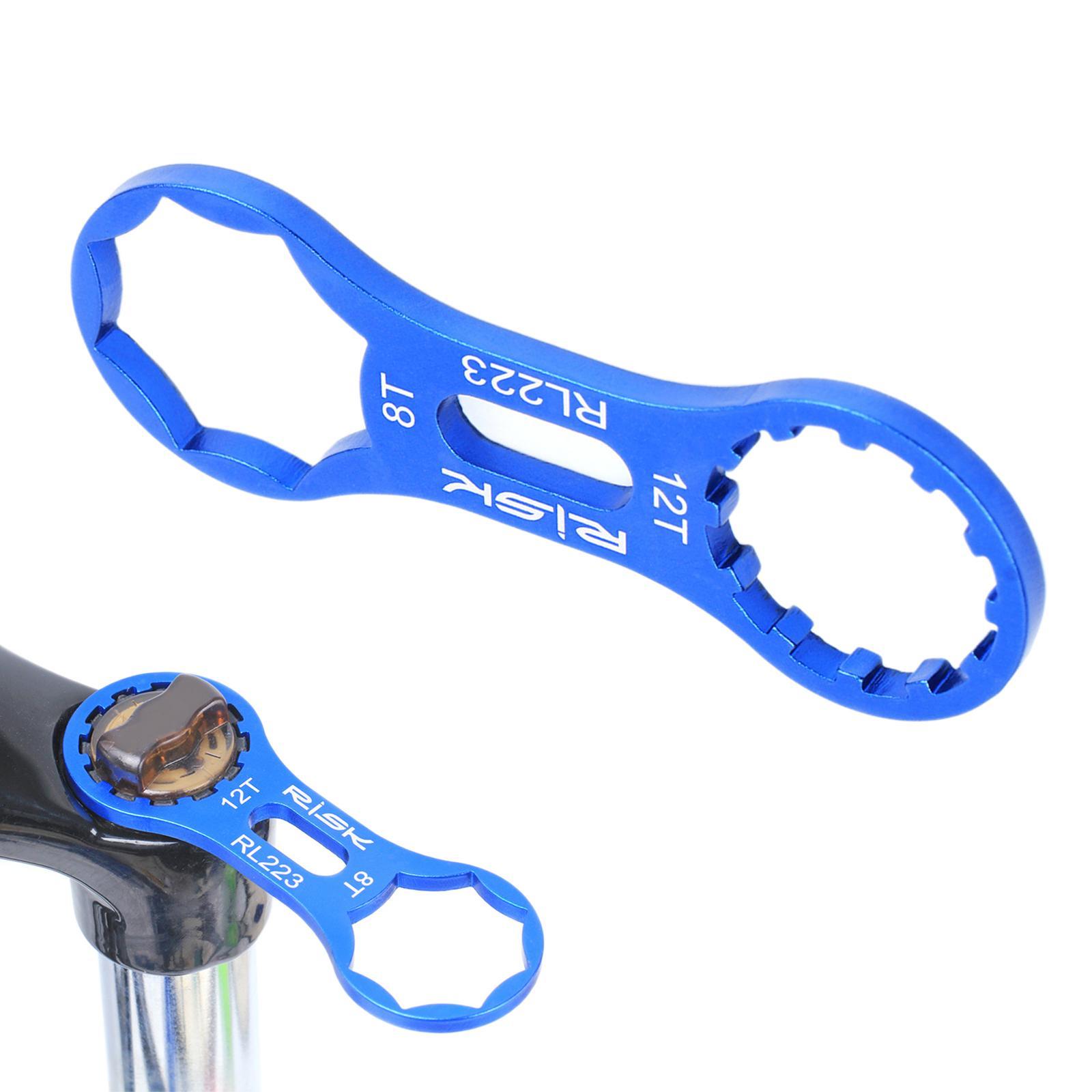 8T/12T Dirt Bike Remover Repair Tool MTB Bike Fork  Wrench For XCR/XCT/XCM/RST Front Fork, Cycling Bicycle Fork  Spanner