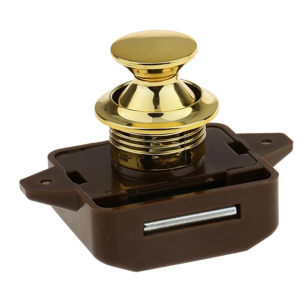 Convenient Use Mini Push Button Cupboard handle for door 26mm Dia