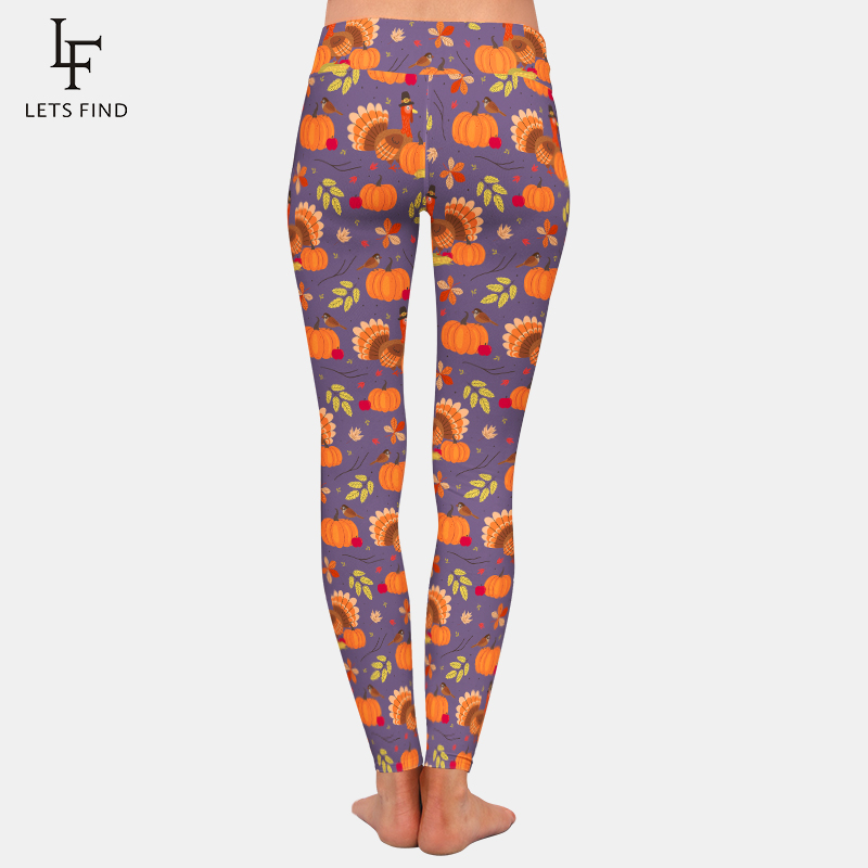 LETSFIND-Perneiras Femininas Estampadas de Turquia, Legging Estampada