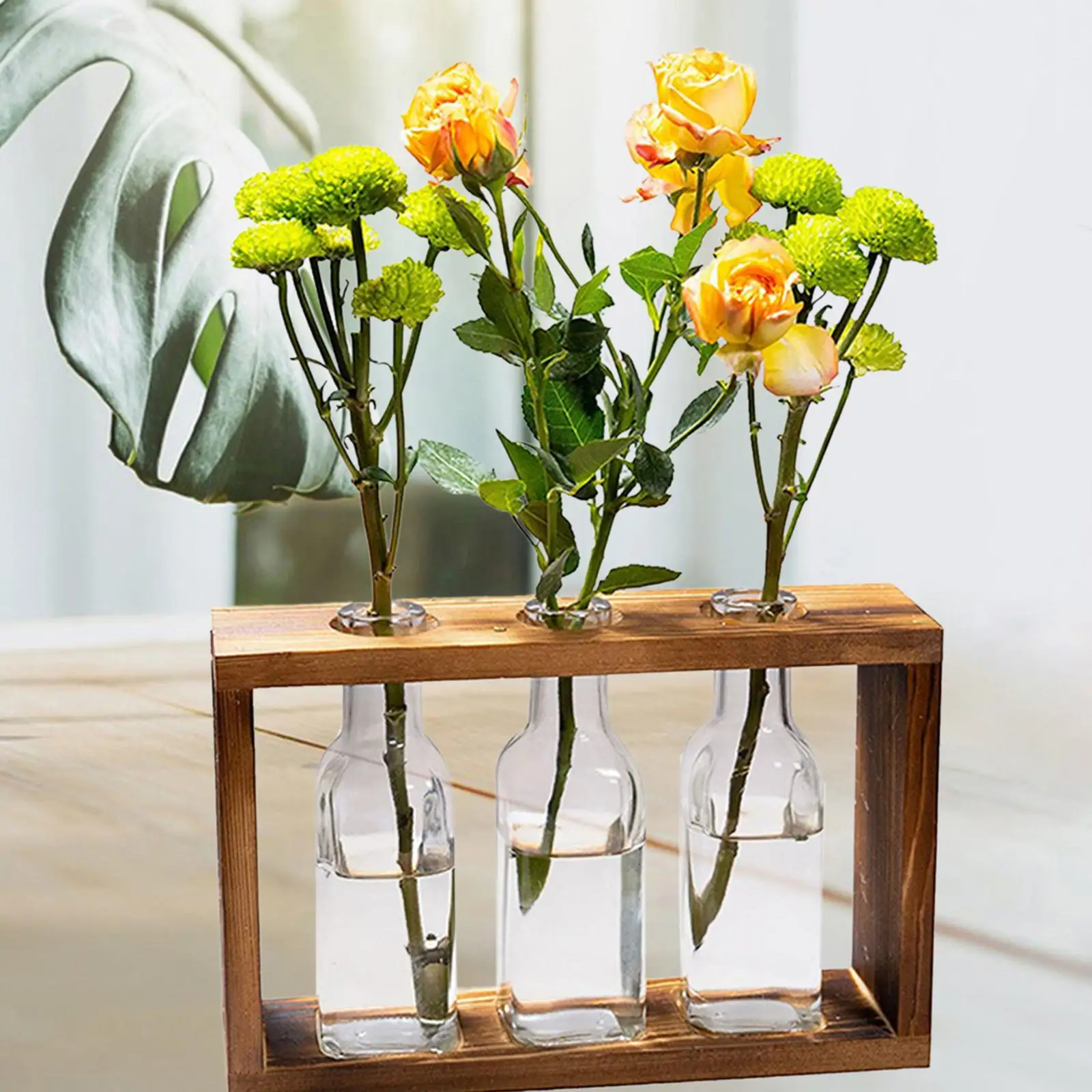 Terrarium Stand Stand Vases Plant Tools Tube Vase Pot for home Arrangement Desktop Art